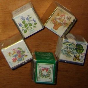 5 Assorted Frangrant Bath Cubes Water Softner